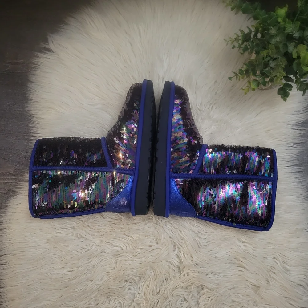 UGG Classic Short Multi Sequin Boots Size 5 - Picture 5 of 15